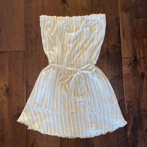 Cloth & Stone mini strapless dress